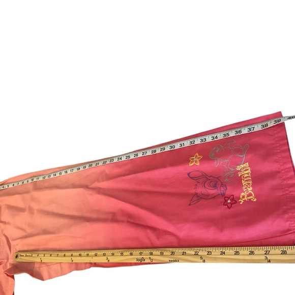 Disney Coral Gradient Pajama Pants with Elastic Waistband and Soft Fabric - Picture 8 of 8